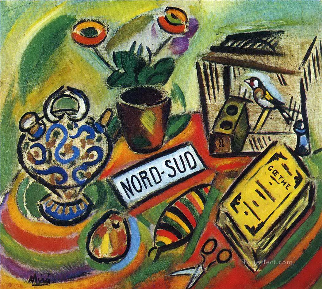 North South Joan Miro Oil Paintings